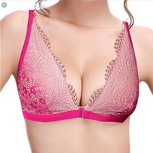 Victoria  Secret Floral Ombre Lace Bra NWT - Picture 2 of 5